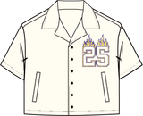 ROKU STUDIO - NO GUTS CROPPED TWILL SHIRT - RK1481884 - EGGSHELL