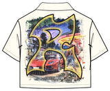 ROKU STUDIO PULL UP IN POWER TWILL WOVEN TEE - RK1481969 - EGGSHELL