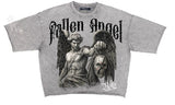 ROKU STUDIO FALLEN ANGEL 2.0 ENZYME CROPPED SET - RK1482020 - WASHED GREY