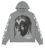 ROKU STUDIO RUTHLESS CROPPED HOODIE- RK5481746 - GREY