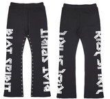 ROKU STUDIO RIOT SPIRIT CROPPED HOODIE SET - RK5481777SET - BLACK