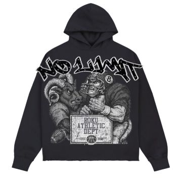 ROKU STUDIO NO LIMIT BOXY HOODIE - RK5481785 - BLACK