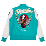 ROKU STUDIO FEARLESS VARSITY JACKET - RK6481088 - MINT/WHIT