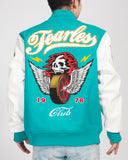 ROKU STUDIO FEARLESS VARSITY JACKET - RK6481088 - MINT/WHIT