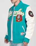 ROKU STUDIO FEARLESS VARSITY JACKET - RK6481088 - MINT/WHIT