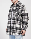 RUKO STUDIO FLYIND DEAD HEAVY FLANNEL SHIRT - RK6481131 - BLACK/CHARCOAL