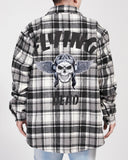 RUKO STUDIO FLYIND DEAD HEAVY FLANNEL SHIRT - RK6481131 - BLACK/CHARCOAL
