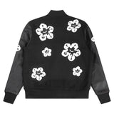 ROKU STUDIO CHENILLE TEAR DRIP VARSITY JACKET - RK6481200 - BLACK