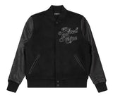 ROKU STUDIO BLACK REIGN RHINESTONE VARSITY JAKCKET - RK6481898 - BLACK