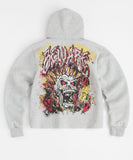 REASON BEWARE CREPPED HOODIE - RR5-023 - GREY