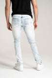 SPARK PREMIUM DENIM BASIC STRETCH JEANS - S3027 - BLEACH BLUE