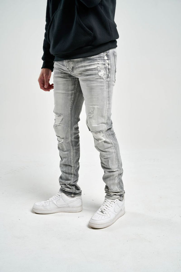 SPARK PREMIUM DENIM SLIM FIT JEANS - S4403 - GRAY