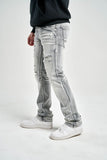 SPARK PREMIUM DENIM SLIM STRAIGHT FIT JEANS - S4404 - GREY