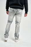SPARK PREMIUM DENIM SLIM STRAIGHT FIT JEANS - S4404 - GREY