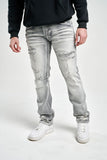 SPARK PREMIUM DENIM SLIM STRAIGHT FIT JEANS - S4404 - GREY