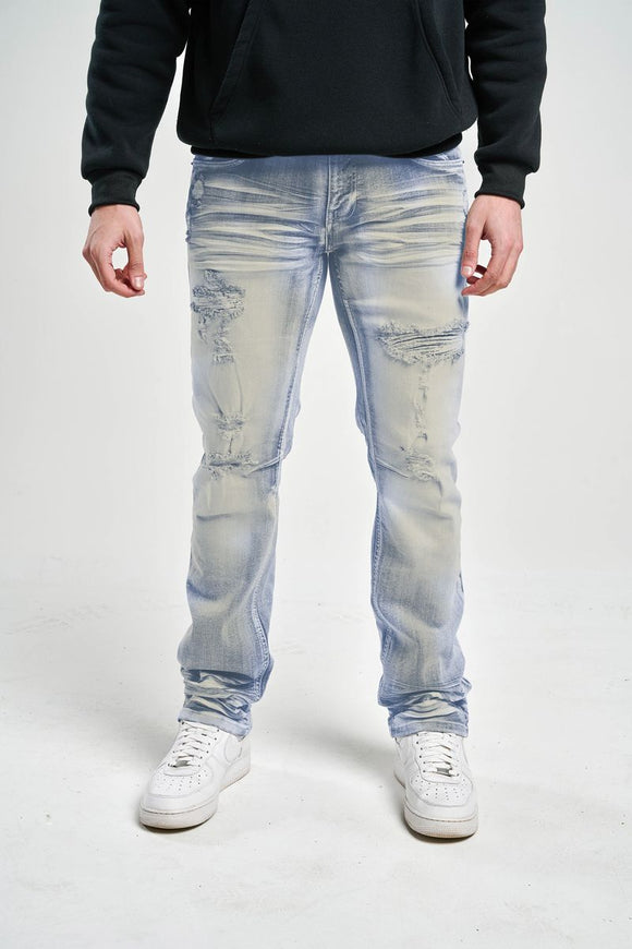 SPARK PREMIUM DENIM SLIM STRAIGHT FIT JEANS - S4404 - TINT