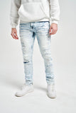 SPARK PREMIUM DENIM SLIM FIT JEANS - S4405 - BLEACH BLUE