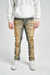 SPARK PREMIUM DENIM SLIM FIT JEANS - S4405 - DARK INDIGO