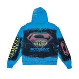 STRAY THE WORLD IS YOURS ZIPUP HOODIE - ST1517-BLUE