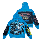 STRAY THE WORLD IS YOURS ZIPUP HOODIE - ST1517-BLUE