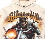 STRAY "RIDE OR DIE" PULLOVER HOODIE - ST1614 - BONE
