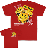 MILLION DOLLA MOTIVE T- SHIRTS - SMILE MILLI - RED