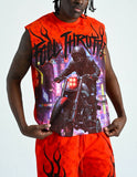 TAKER FULL THROTTLE SLEEVELESS SHORT SET - T5227 - RED