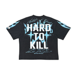 WRATHBOY "HARD TO KILL" OVERSIZED T-SHIRT - WB615 - BLACK