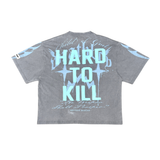 WRATHBOY "HARD TO KILL" OVERSIZED T-SHIRT - WB615 - GREY