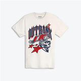 OUTRANK -"WE BACK OUTSIDE" T-SHIRT - OR3992T - VINTAGE WHITE