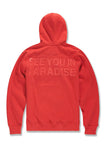 JORDAN CRAIG PARADISE TONAL PULLOVER HOODIE - 8862H - RED