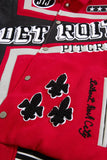 JORDAN CRAIG DETROIT PITCREW VARSITY JACKET - 91652 - RED