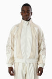 SMOKE RISE LEATHER JACKETS - WJ26P603 - OFF WHITE