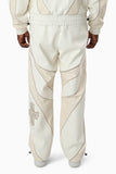 SMOKE RISE LEATHER PANTS - WP26P603 - OFF WHITE