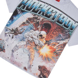ROCKETBOY WATCH YOUR BACK TEE - BABY BLUE