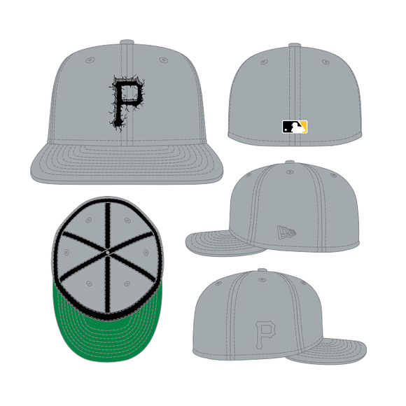NEW ERA FITTED 59FIFTY  CRACKED - PITTSBURGH PIRATES - 60693540