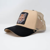 GOLDSTAR TRUCKER HAT - GS162 - TAN/BLK