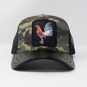 GOLDSTAR TRUCKER HAT - GS163- BLK/CAMO