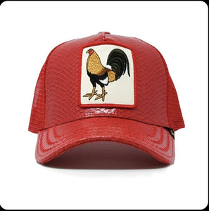 GOLDSTAR TRUCKER HAT - 1035 - ROOSTER RED