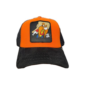 GOLDSTAR TRUCKER HAT - GS1042 - ORANGE/BLACK