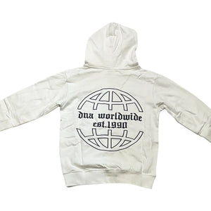 DNA PREMIUM HOODIES - D522 - WHITE/NAVY