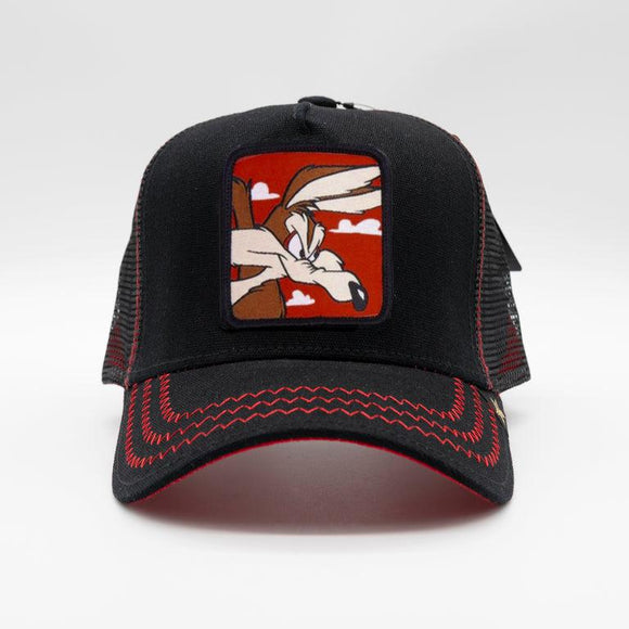 GOLDSTAR TRUCKER HAT - GS1025 - BLACK / RED