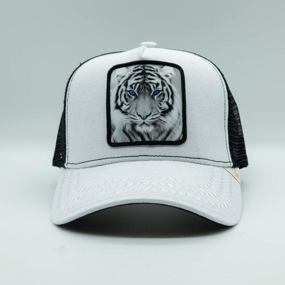 GOLDSTAR TRUCKER HAT - GS1006- WHT/BLK