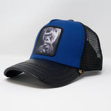 GOLDSTAR TRUCKER HAT - GS158 - ROYAL/BLK