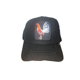 GOLDSTAR TRUCKER HAT - GS284 - BLACK ROOSTER