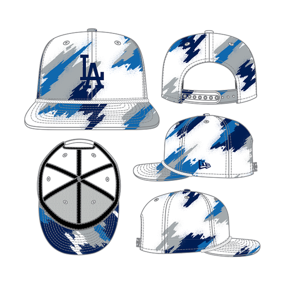 NEW ERA SNAPBACK 9FIFTY PAINT - LOS ANGELES DODGERS - 60728221