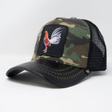 GOLDSTAR TRUCKER HAT - GS163- BLK/CAMO