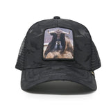 GOLDSTAR TRUCKER HAT - GS185 - BLACK