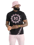 MAKOBOI PRESTIGE TEE - M138 - BLACK/PINK