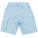 MAKOBI ADORNI NYLON SHORT - M634 - LIGHT BLUE